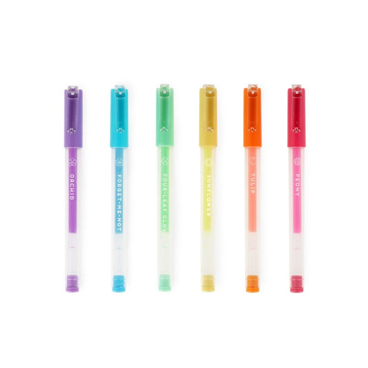 Σετ 6 Mini Στυλό Gel Spring Is In The Air Pastel