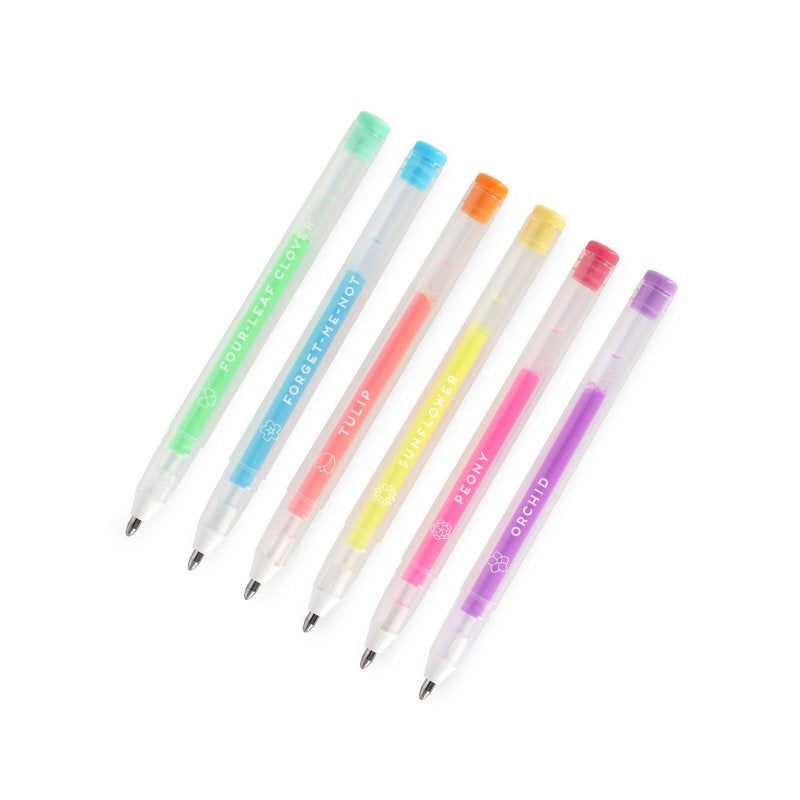 Σετ 6 Mini Στυλό Gel Spring Is In The Air Pastel