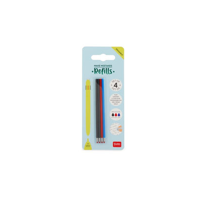 Σετ Ανταλλακτικών Erasable Gel Στυλό 3 Χρωμάτων
