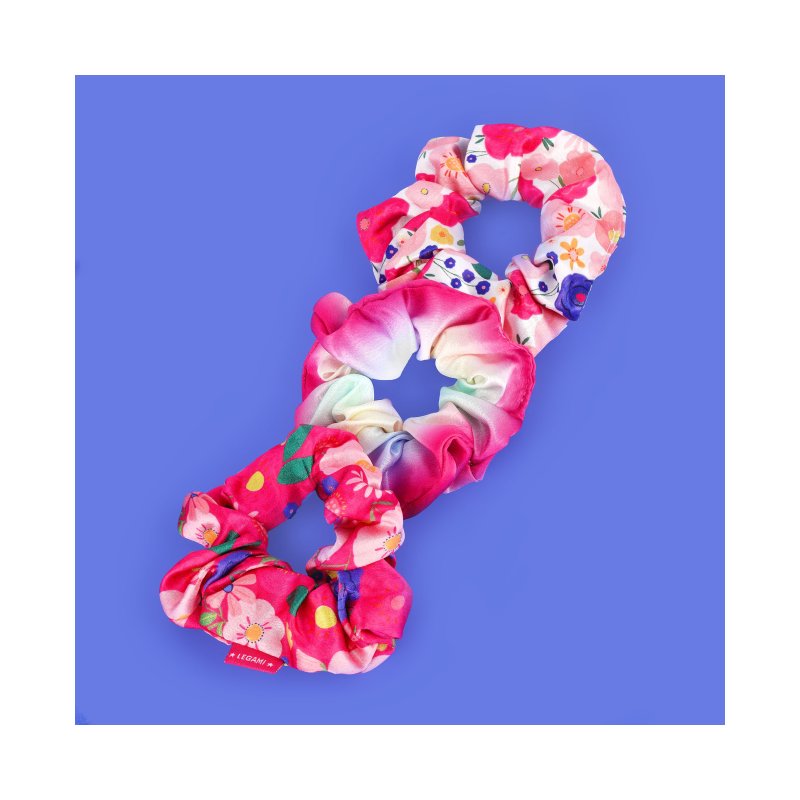 Σετ 3 Λαστιχάκια Μαλλιών Legami Flowers