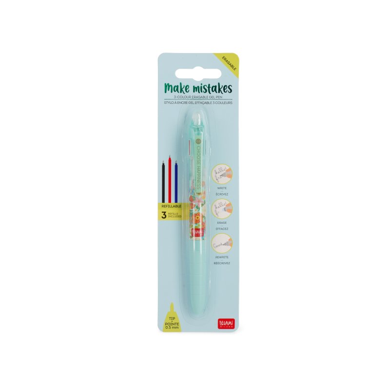 Στυλό Gel Erasable 3 Χρωμάτων Flowers