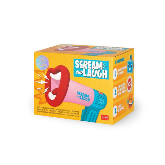 Μεγάφωνο Με Αλλαγή Φωνής Scream And Laugh