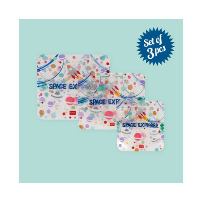 Snack Bags Set Of 3